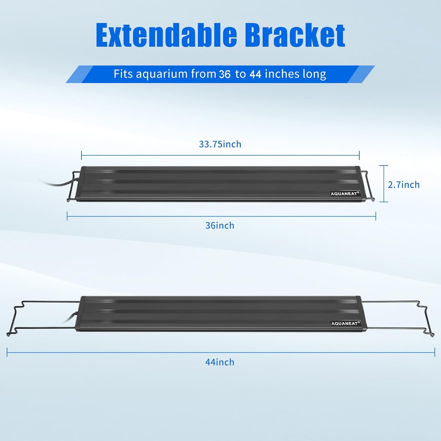 LED Aquarium Light Full Spectrum for 36 Inch to 44 Inch Fish Tank Light Fresh Water