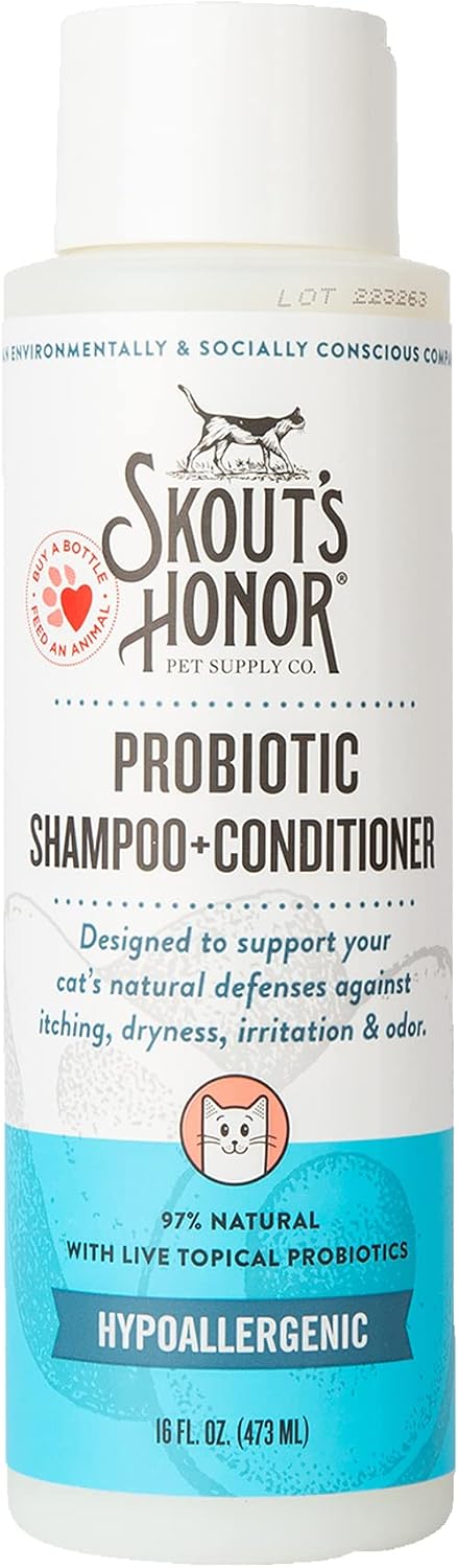 Probiotic Cat Shampoo and Conditioner, 16 oz