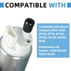 5200-90J00 15200-93J01 Upgraded Fuel Pump Compatible with Suzuki Outboard 2002-2020 DF100 DF115 DF140 DF200 DF225 DF250 DF90
