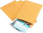 6x9 Catalog Envelopes 300 Pack Small Envelopes Brown Kraft Self Seal Security Mailing Envelopes for Documents, Cards