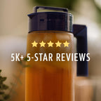 Flash Chill Iced Tea Maker - Versatile Tea Brewer for Loose/Bagged Tea - Patented Flash Chill Tech Hot/Cold Use