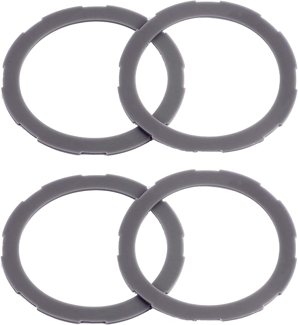 4-Pack Blender Gaskets Compatible with Oster Pro 1200 | Silicone O-ring seals replace 182341-000-842 for Oster Pro