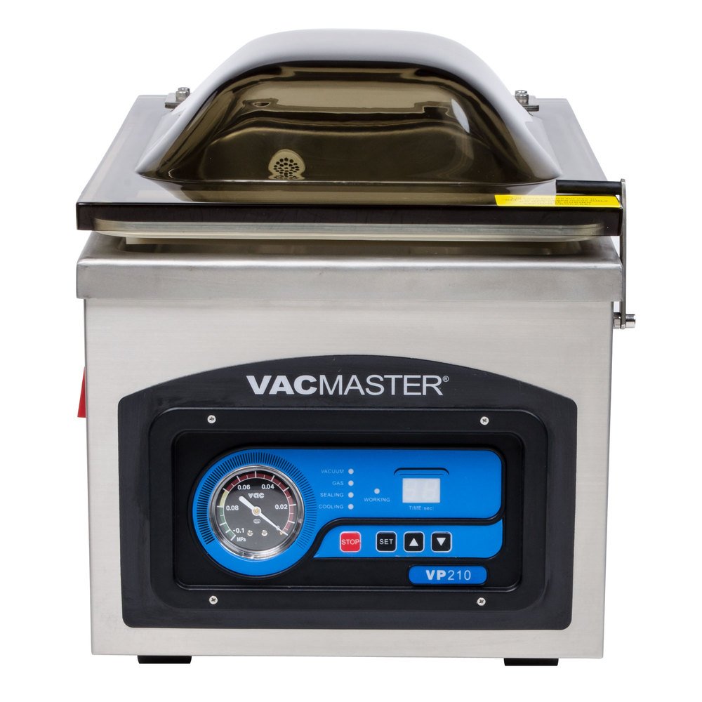 VP210 Chamber Tabletop Vacuum Packaging Machine with 10 1/4" Seal Bar