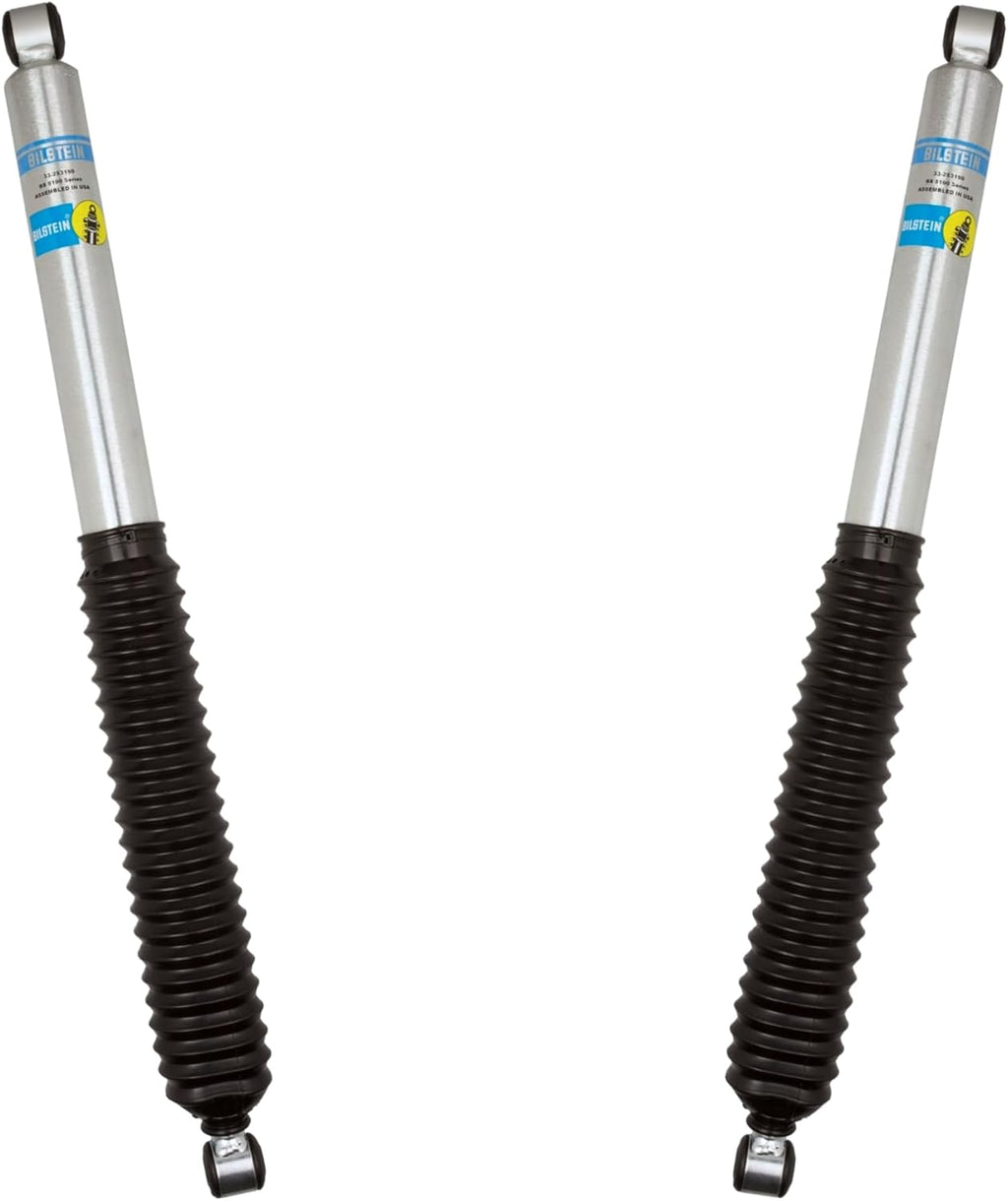 Bilstein Pair of Rear B8 5100 Series Shocks Compatible with 2015-2025 F150 4WD w/o CCD with 0-1" Rear Lift excl. Raptor Models | Easy Installation | Smooth Performance