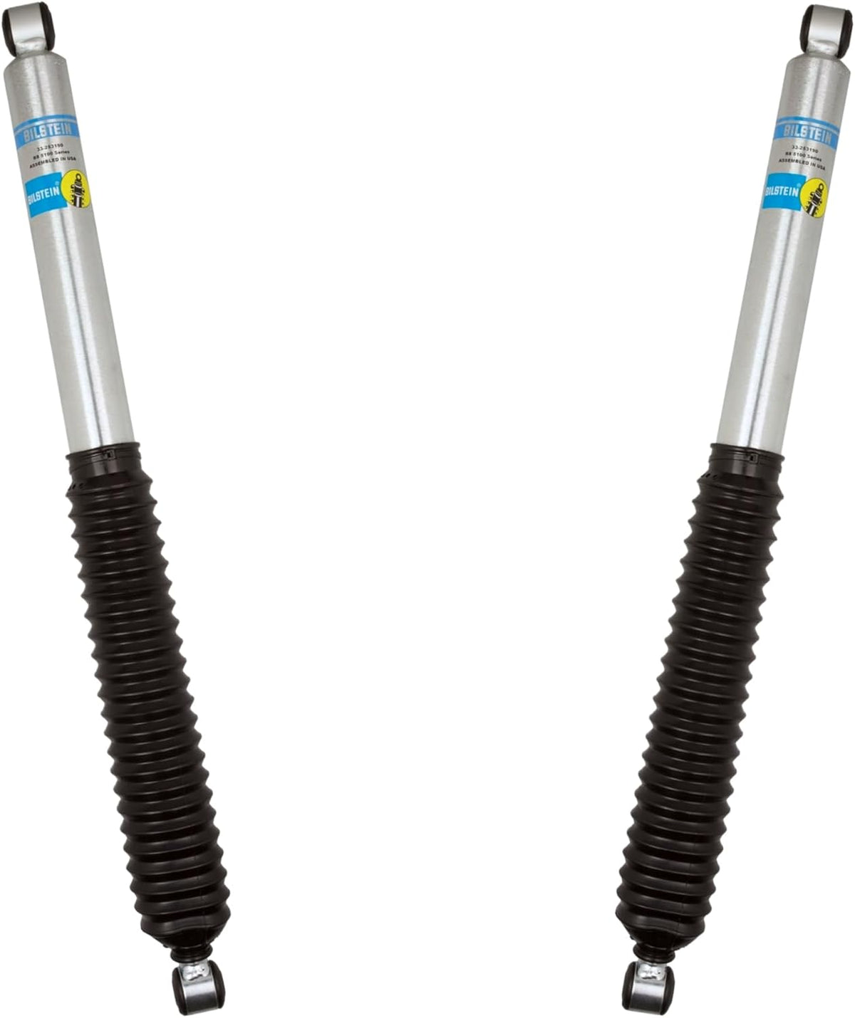 Bilstein Pair of Rear B8 5100 Series Shocks Compatible with 2015-2025 F150 4WD w/o CCD with 0-1" Rear Lift excl. Raptor Models | Easy Installation | Smooth Performance
