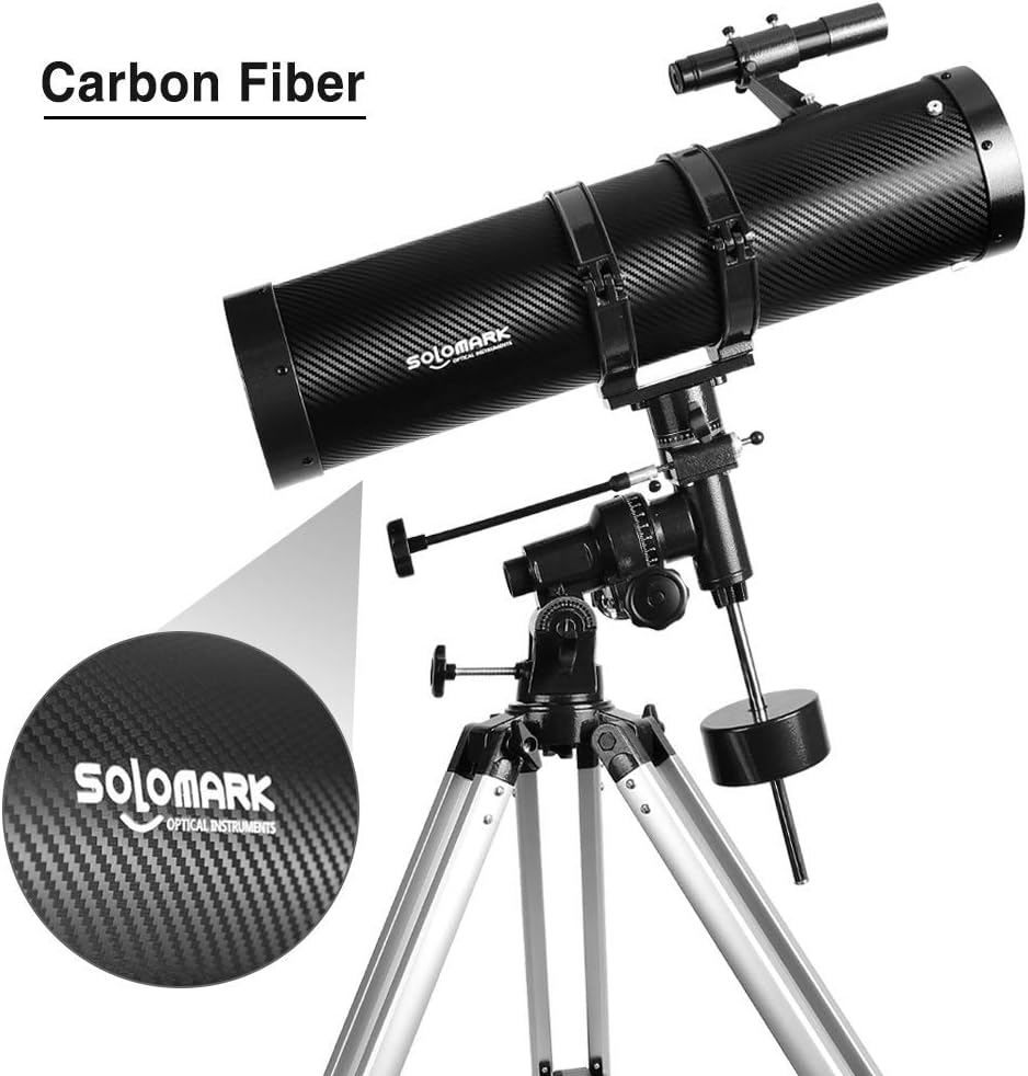 Telescope 130EQ Newtonian Reflector Telescopes for Adults, Professional Telescopes for Adults Astronomy, Comes with