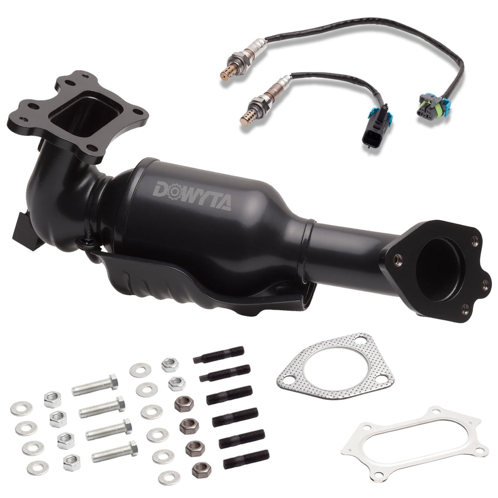 DOWYTA Black Front Catalytic Converter Kit