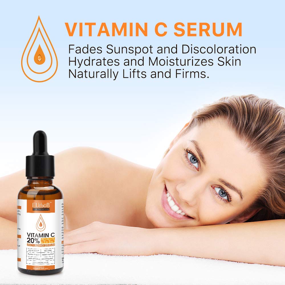 Day-Night Anti Aging Vitamin C Serum Retinol Serum For Face with Retinol & Amino Acids - Boost Skin Collagen,Hydrate