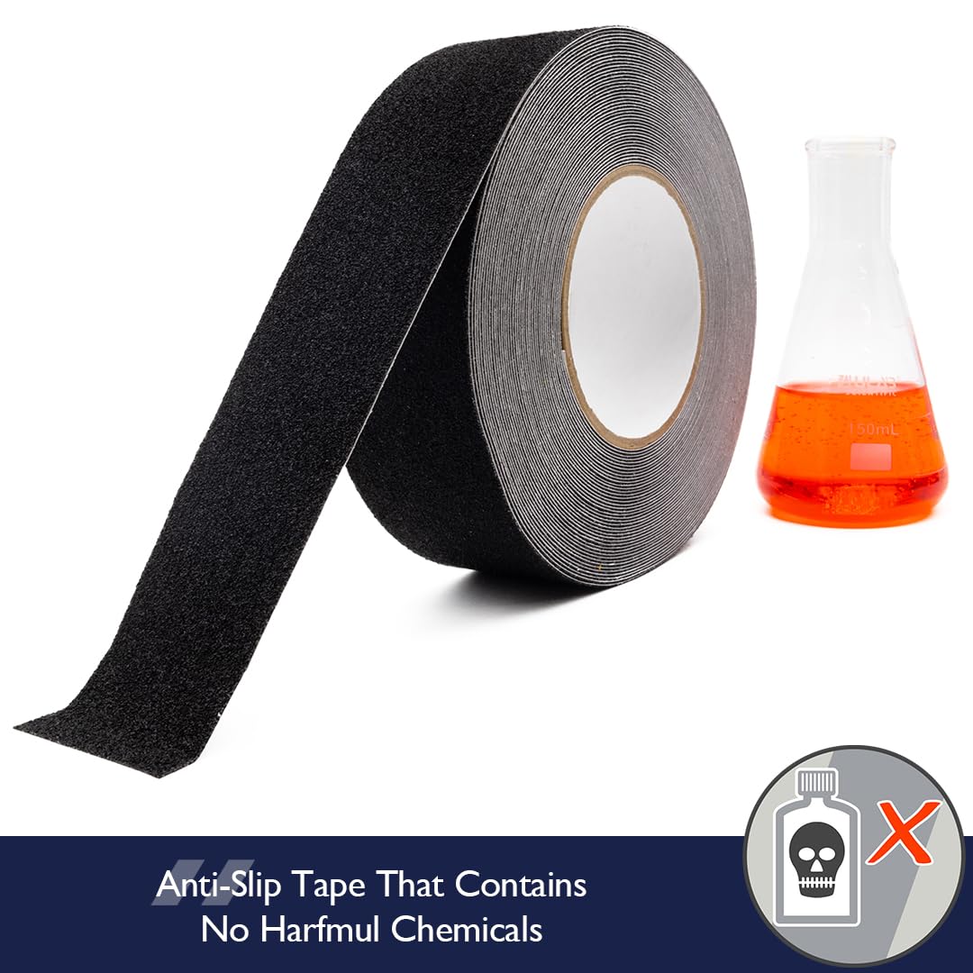 Black Standard Anti Slip Tape Cut Piece 42''x42'' Sheet