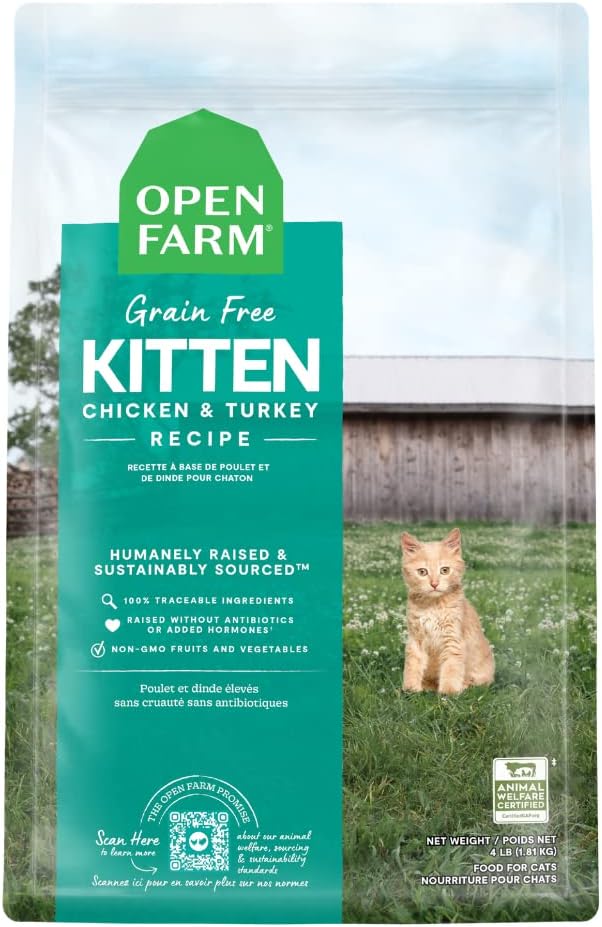 Grain Free Kitten Recipe, Chicken & Turkey, 2 lb