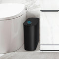 Automatic Motion Sensor Bathroom Trash Can with Lid, 2.6 Gallon Touchless Trash Bin, Smart Garbage Can Plastic Slim