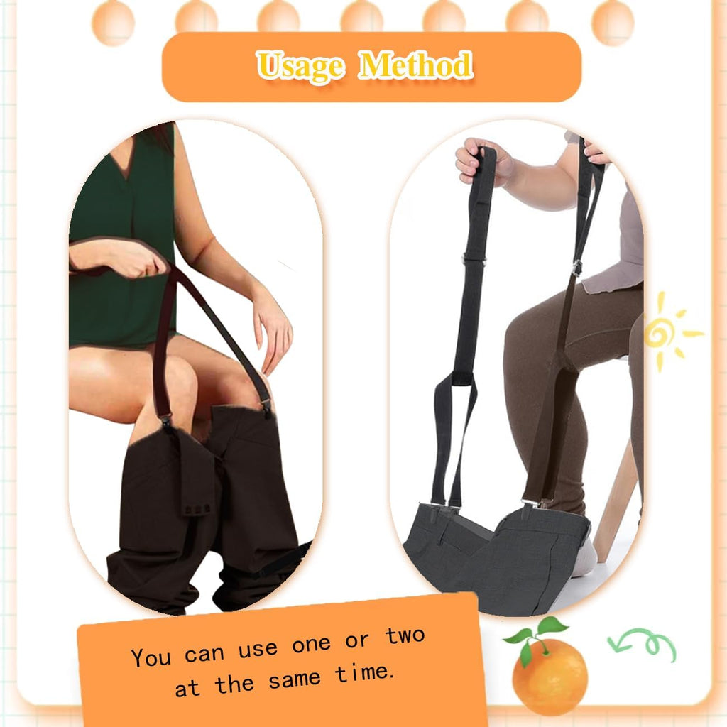 Adjustable Clip & Pull Dressing Aid for Elderly, Disabled & Pregnant Women – 2PCS Mobility Assist Tool for Pants