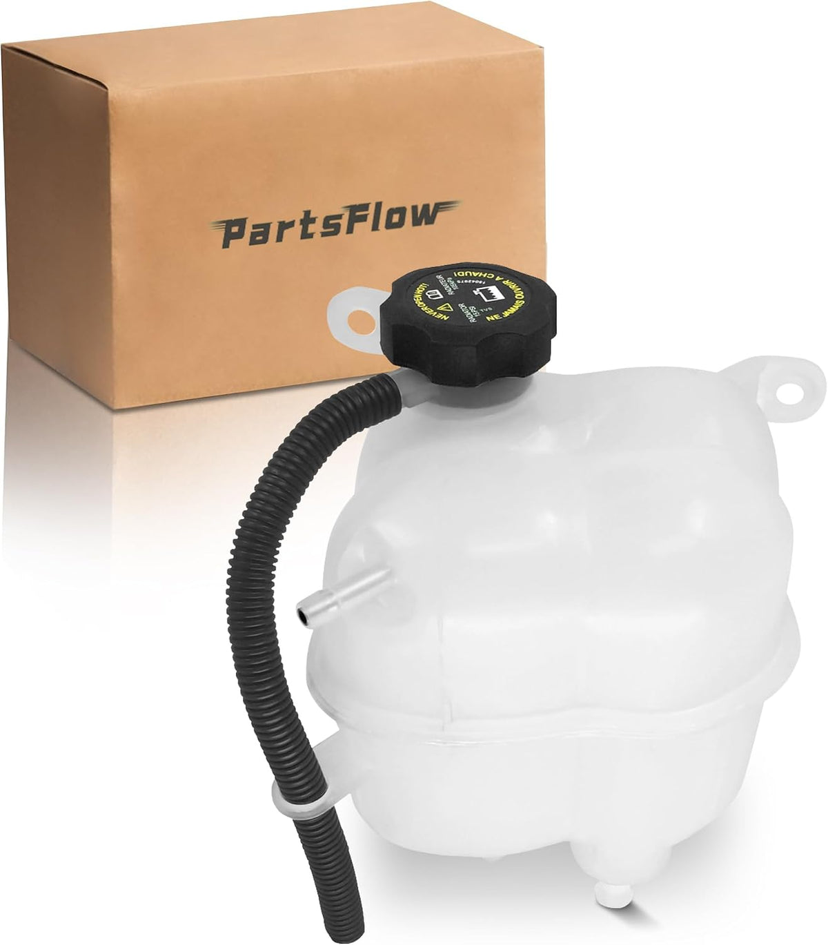 Partsflow Front Engine Radiator Coolant Reservoir Tank W/Cap&Pipe Compatible With 2005 Chevrolet Equinox LS/LT 3.4L 10388355 603-139