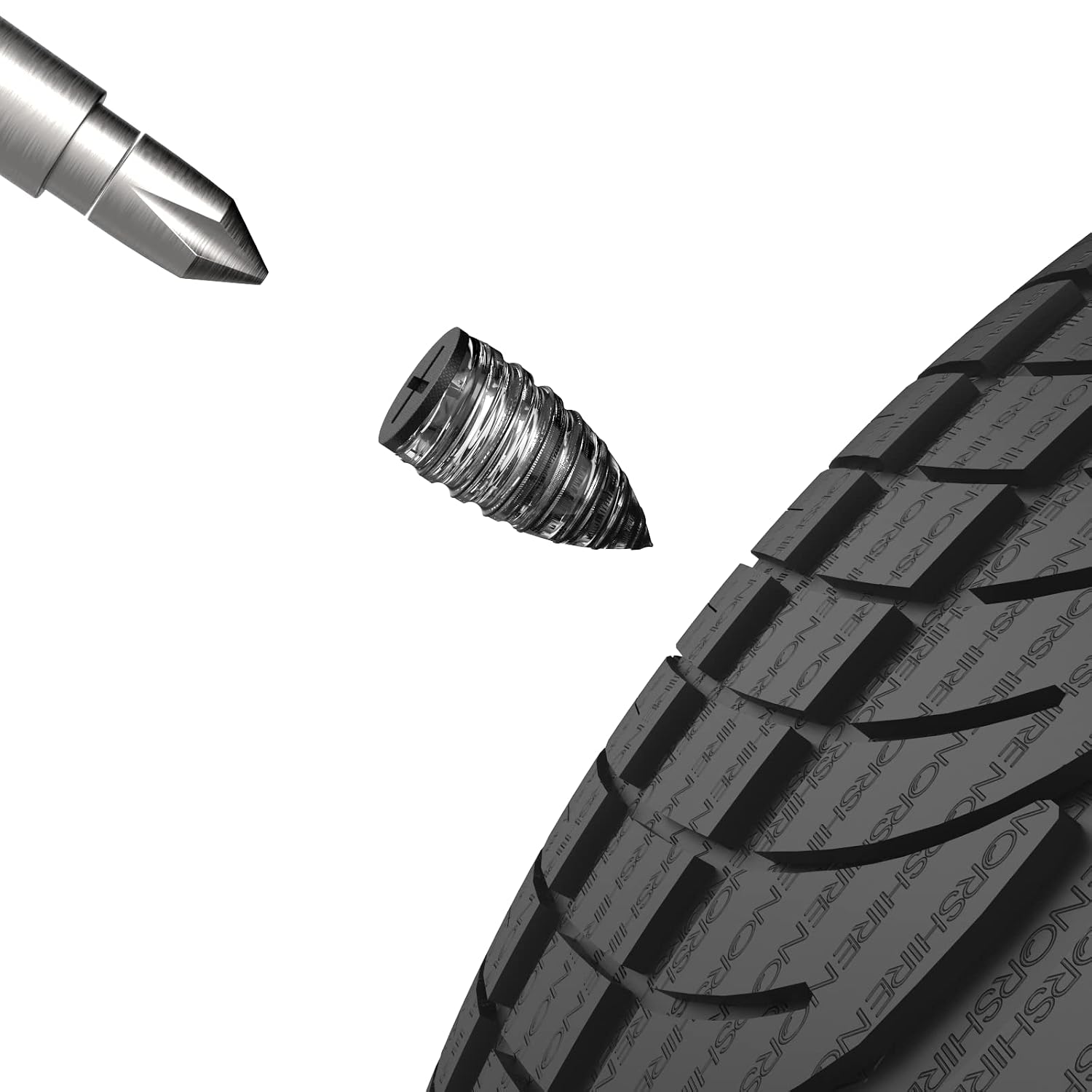 Tire Repair Nail,Self-Tapping Screw,Tire Repair Kits,Tire Screw Plug,Tire Repair Rubber Nail,Tire Fix,Suitable for