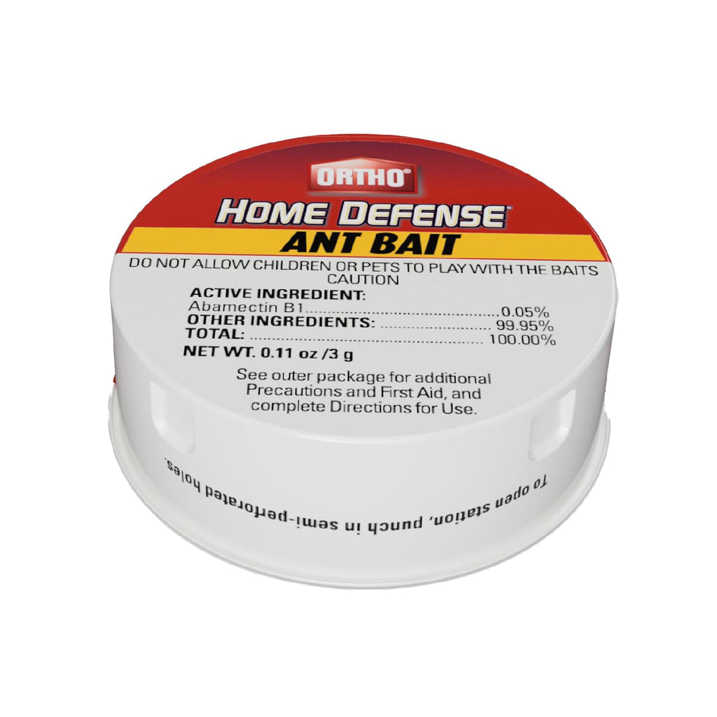 Home Defense Ant Bait Traps, Outdoor & Indoor Ant Killer, 10 Metal Stations with 4 Food-Based Attractants