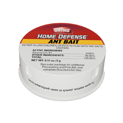 Home Defense Ant Bait Traps, Outdoor & Indoor Ant Killer, 10 Metal Stations with 4 Food-Based Attractants