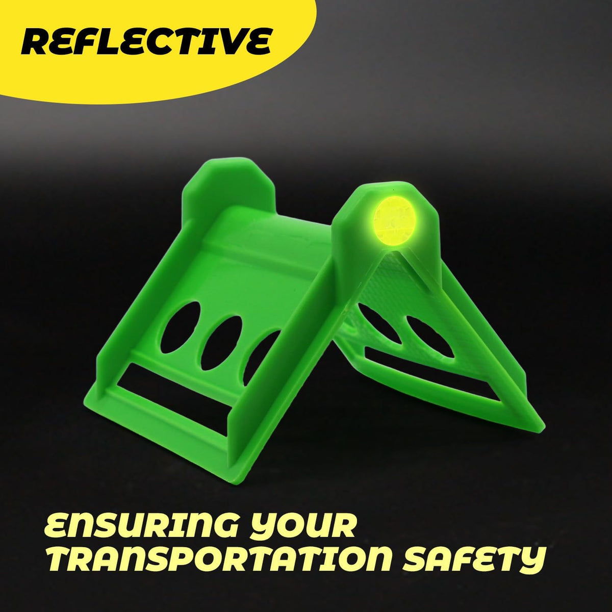 Flatbed Edge Protectors, Reflective Strip, 20 Packs, Green