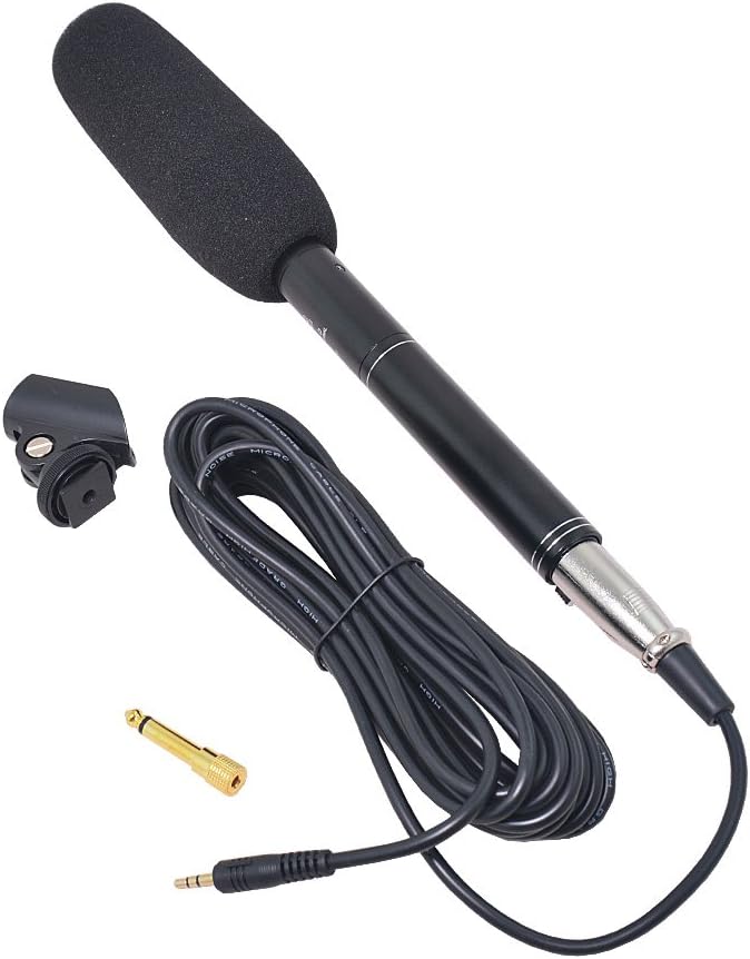 Condenser Interview Microphone Photography Shotgun Mic for Video Camcorders DSLR DV Camcorder 11 inches/27cm Camera