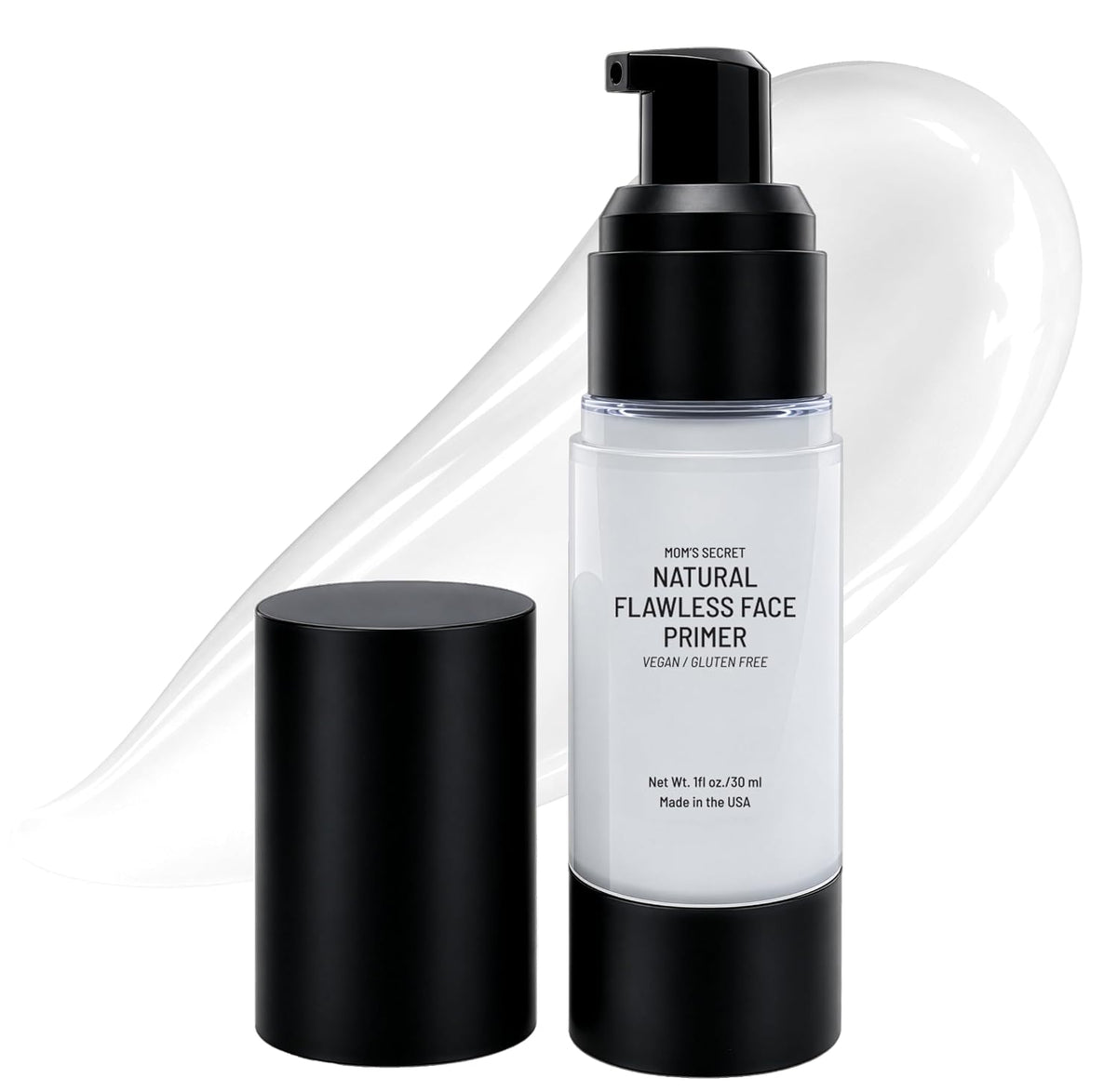 Natural Flawless Face Makeup Primer, Organic, Vegan, Gluten Free, Non GMO