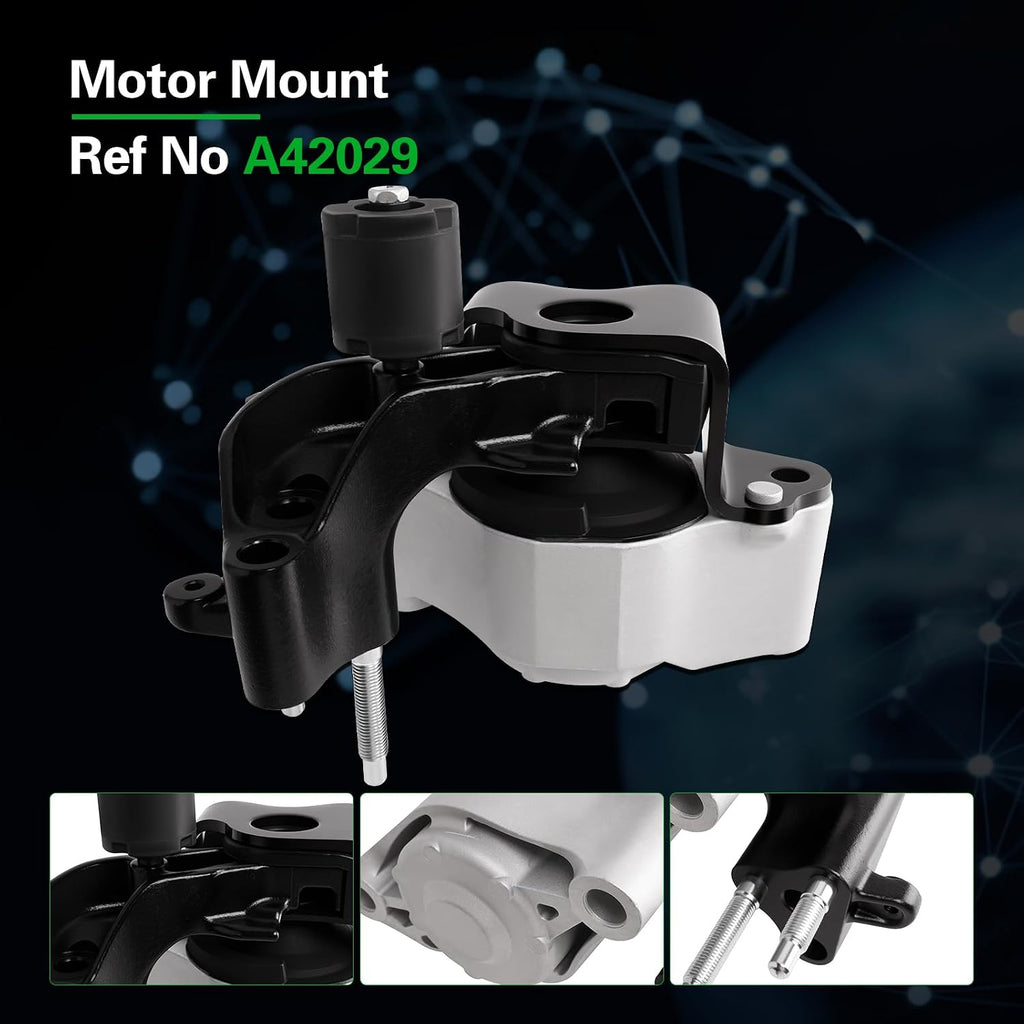 Engine Motor and Transmission Mount Kit Compatible with Prius 2004-2009