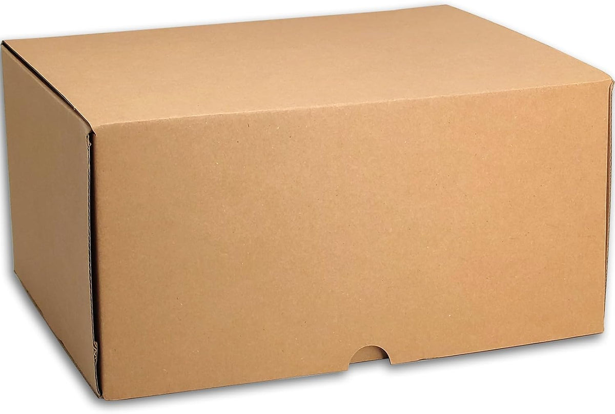 12x10x6 Shipping Boxes (15pcs) Brown Mailer Corrugated Cardboard Box