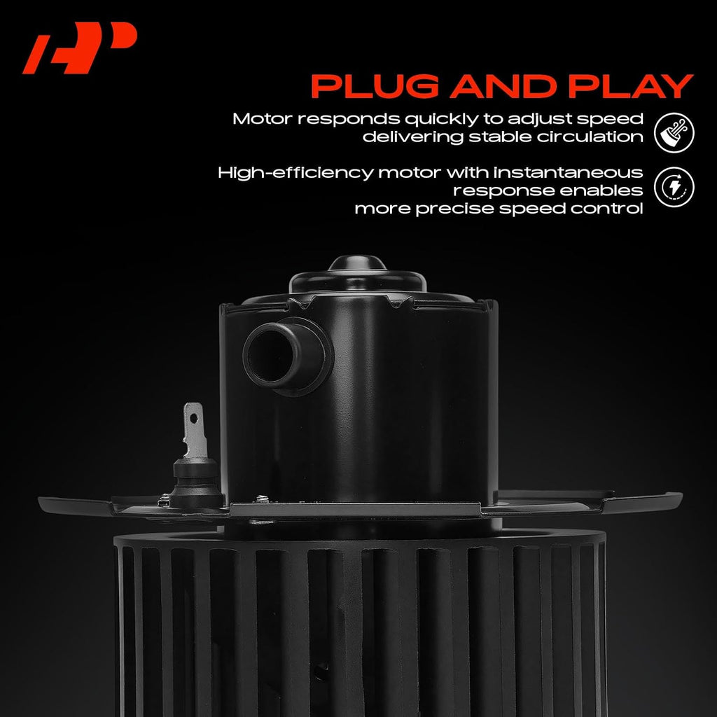 A-Premium Front HVAC Heater Blower Motor with Fan Cage