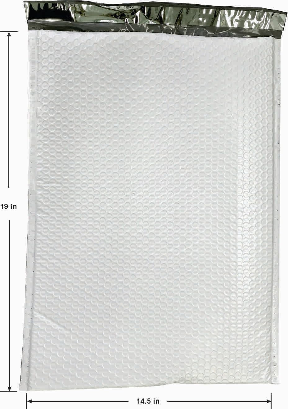15 ct #7 Extra Large Poly Bubble Mailers 14.5x19 Inch Bubble Lined Cushioned Poly Mailer. Tear-proof, Water-resistant