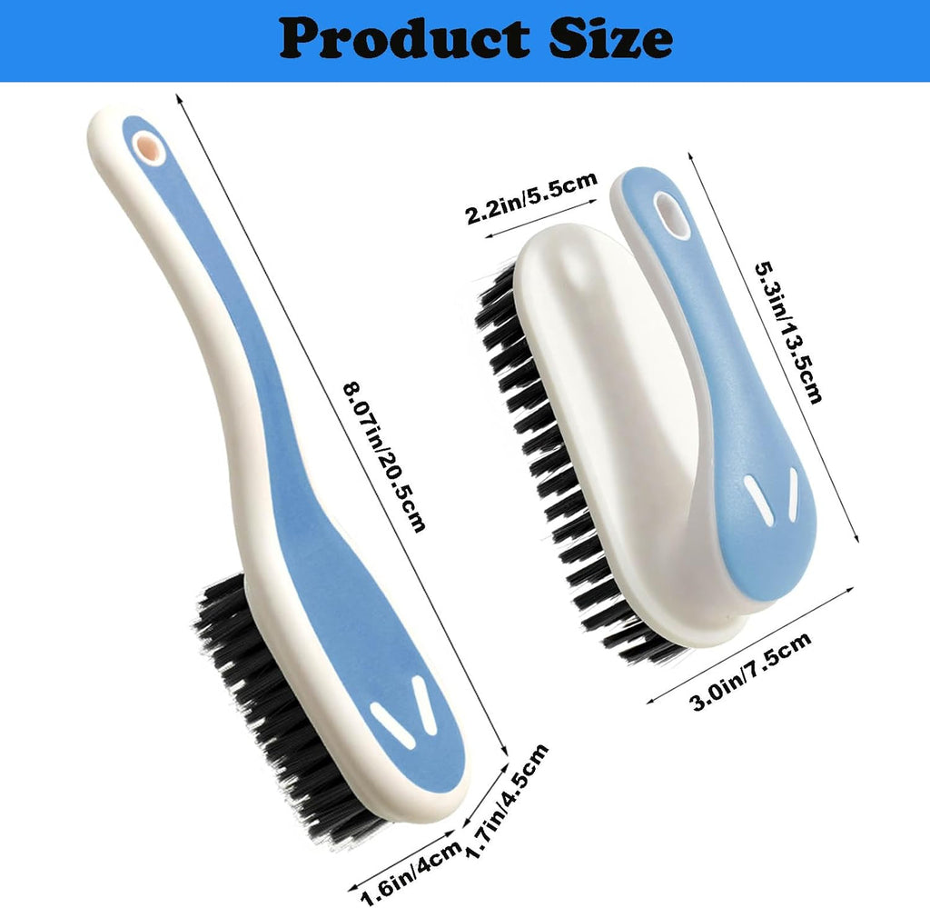 Soft Bristle Scrub Cleaning Brush Stain Remover Brush Fabric Cleaning Brush Laundry Brush Small Scrub Brush Cleaner