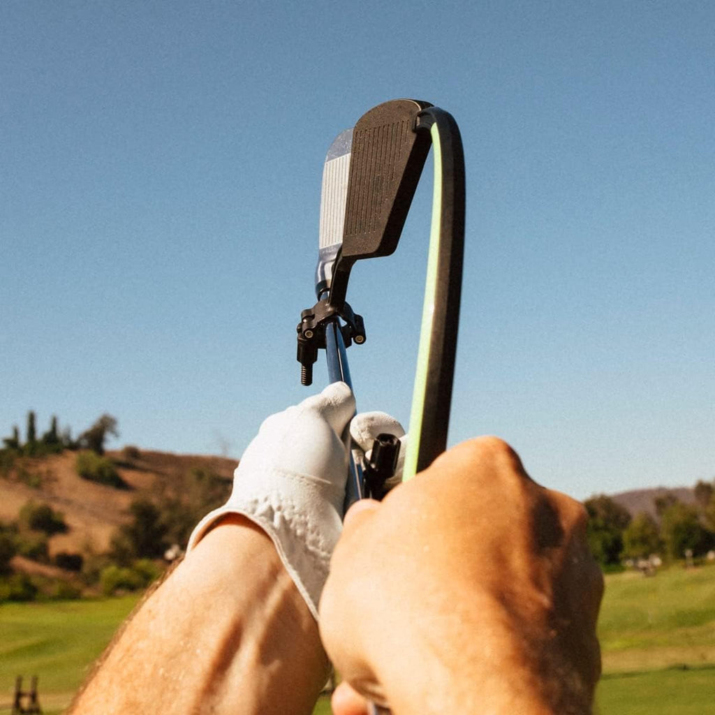 theHANGER Official Golf Training Aid, Golf Swing Aid Helps Golfers Achieve Clubface Control to Eliminate Hooks and