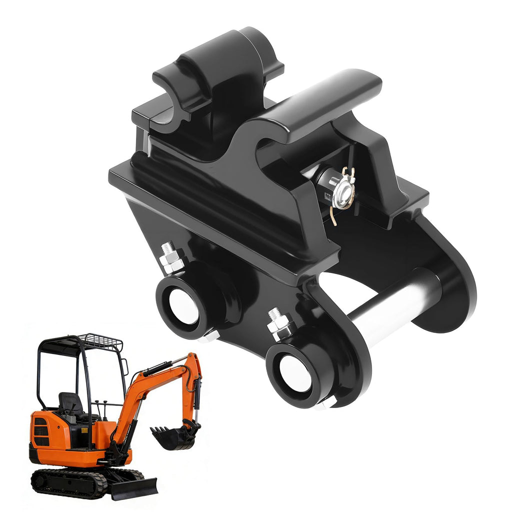Nakkaa Mini Excavator Quick Coupler Compatible with 0.8-2.0 Ton Digger