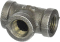 LDR 310 T-14 Tee, 1/4-Inch, Black Malleable Iron
