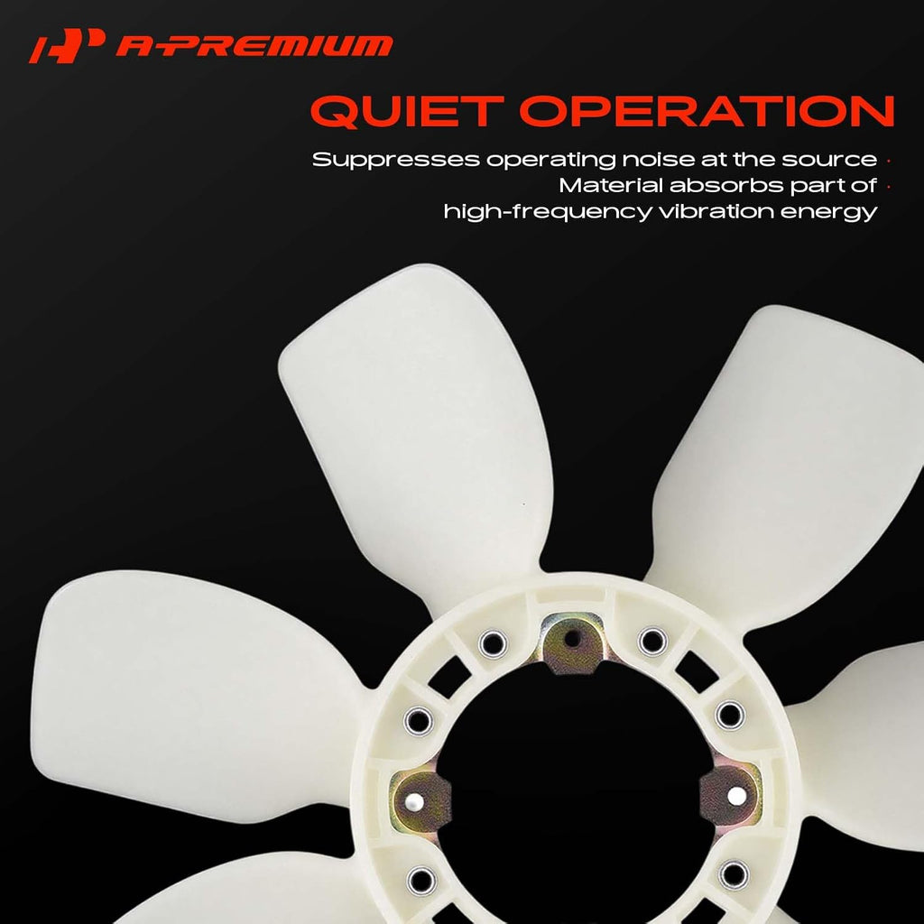 A-Premium Engine Radiator Cooling Fan Blade Compatible with Toyota