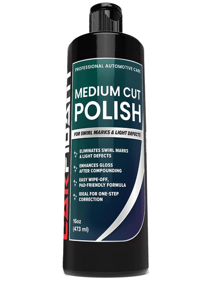 Medium Cut Polish – Car Scratch Remover & Swirl Remover – Polishing Compound Restores Gloss & Clarity – One-Step