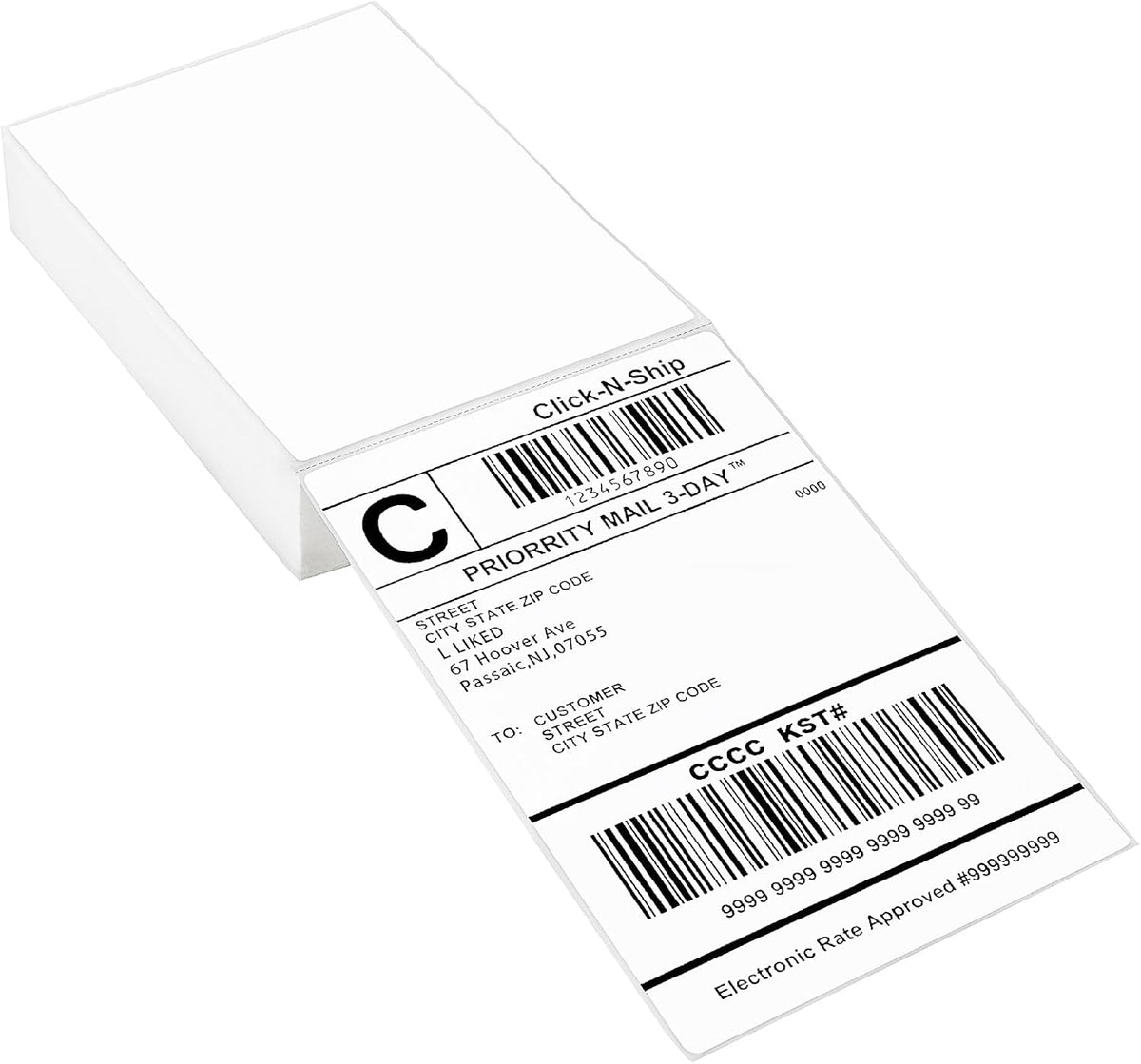 200 Pcs 4"x6" Blank Removable Labels for Storage Bins No Residue