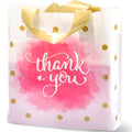 Thank You Merchandise Bags Extra Thick - Loop Handle 50pcs 12x15In