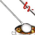 ARC 36 Inch Stainless Steel Mixing ladle with Threads Removable Handle