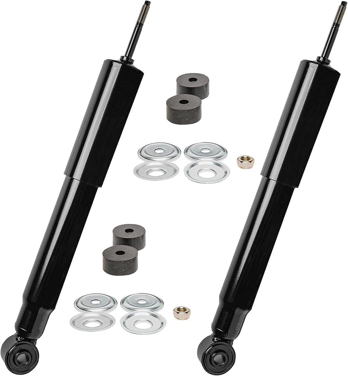 Detroit Axle - Front Rear Shock Absorbers for 01-10 Chevy Silverado 2500 HD