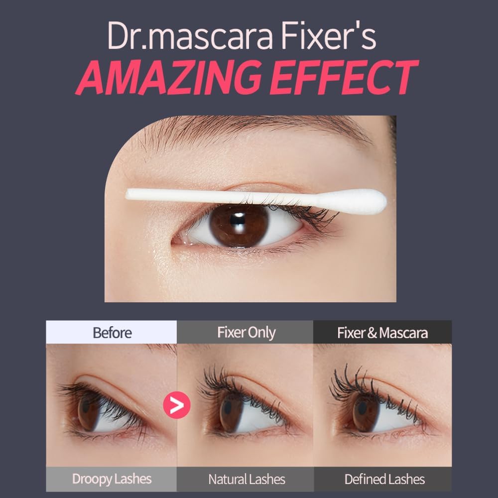 Dr. Mascara Fixer, Long-Lasting Curl Hold, Natural, 0.203 fl oz