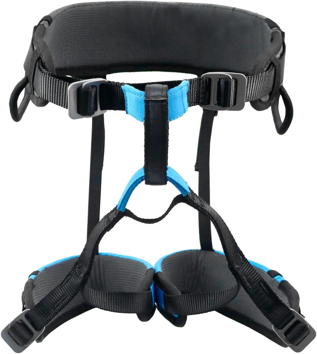 Climbing Harness, Mountaineering Rock Climbing Harness, Men Women Tree Ice Climbing Half Body, Safety Belt Rappelling