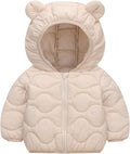 Girls Winter Coat 2025 Puffer Jacket Kids Cute Girls Coat Hooded Windproof Lightweight Warm Down Jackets Baby Outwear