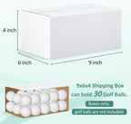 9x6x4-Small-Shipping-Boxes-30-Pack-White-Corrugated-Box-Mailers, Cardboard Boxes for Packaging Small Business, Mailing