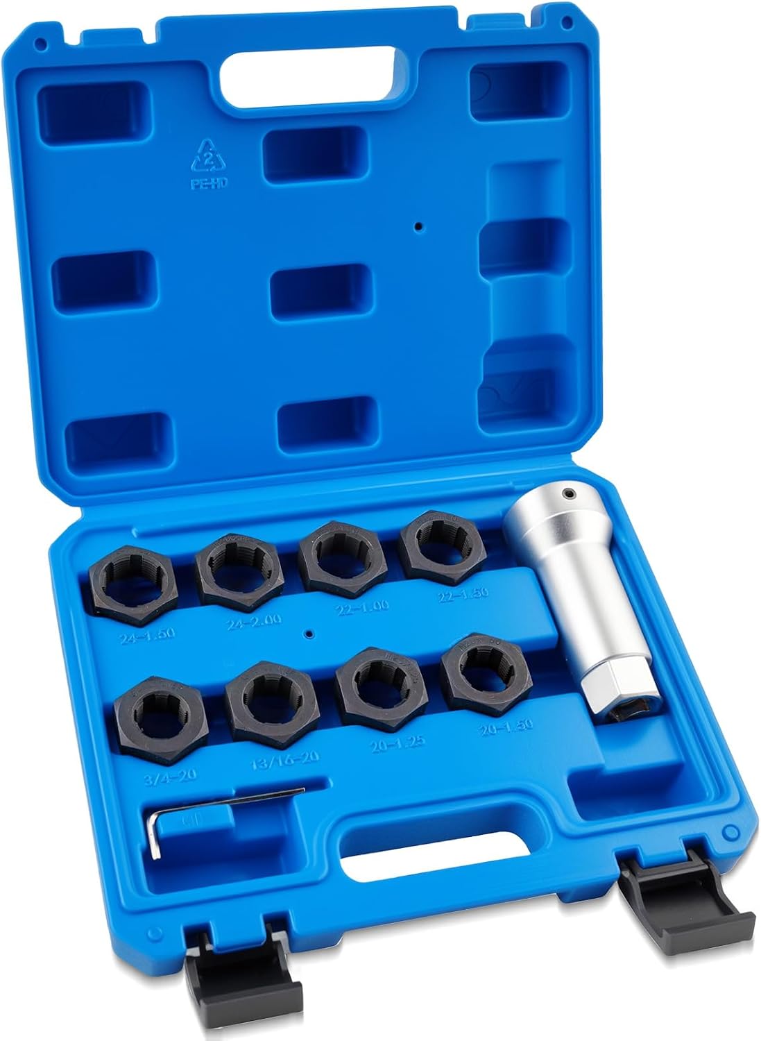 Marvelity 10-Piece Axle Spindle Thread Chaser Set