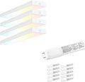 hykolity 4 Pack 4FT LED Wraparound Light 10 Pack 4FT LED T8 Hybrid Type A+B Light Tube