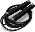Ballistyx Jump Rope - Premium Speed Jump Rope with 360 Degree Spin, Steel Handles, Silicone Grips and 2 x Adjustable