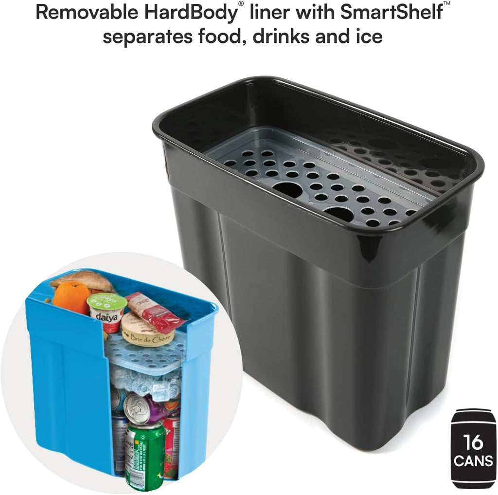 Deep Freeze Cooler - Zipperless Hardbody Cooler - Deep Freeze Insulation, HardBody Liner, and SmartShelf