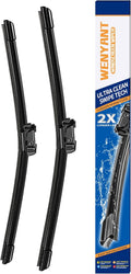 24"/21" Windshield Wipers Compatible with GMC Acadia 2007-2011 Volkswagen Tiguan 2009-2017 Front Wiper Blades for My
