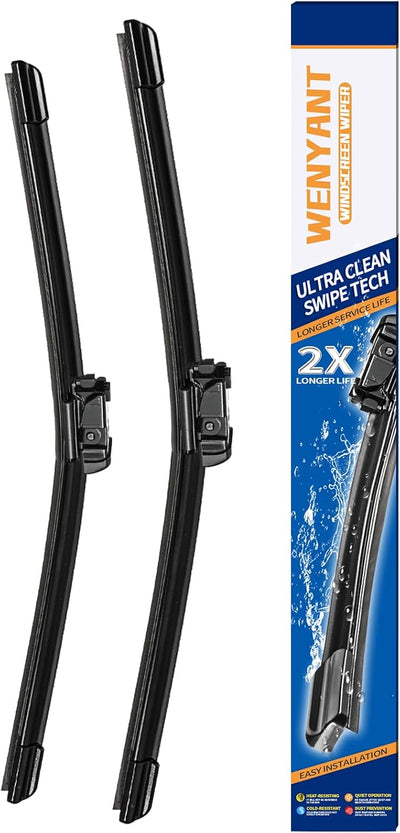24"/21" Windshield Wipers Compatible with GMC Acadia 2007-2011 Volkswagen Tiguan 2009-2017 Front Wiper Blades for My