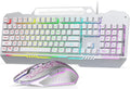 Gaming Keyboard, T102 104 Keys Keyboard and Mouse Combo, USB Wired Computer Keyboards Mechanical Feel Full Size, RGB