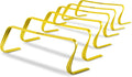 6X Ultra Durable Agility Hurdles - for Athletes of All Skill Levels,6pk of 6-in Tall Hurdles,Bright Yellow Color,Made