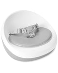 Booster Seat for Dining Table, Sleek Seat Booster, Grey/White